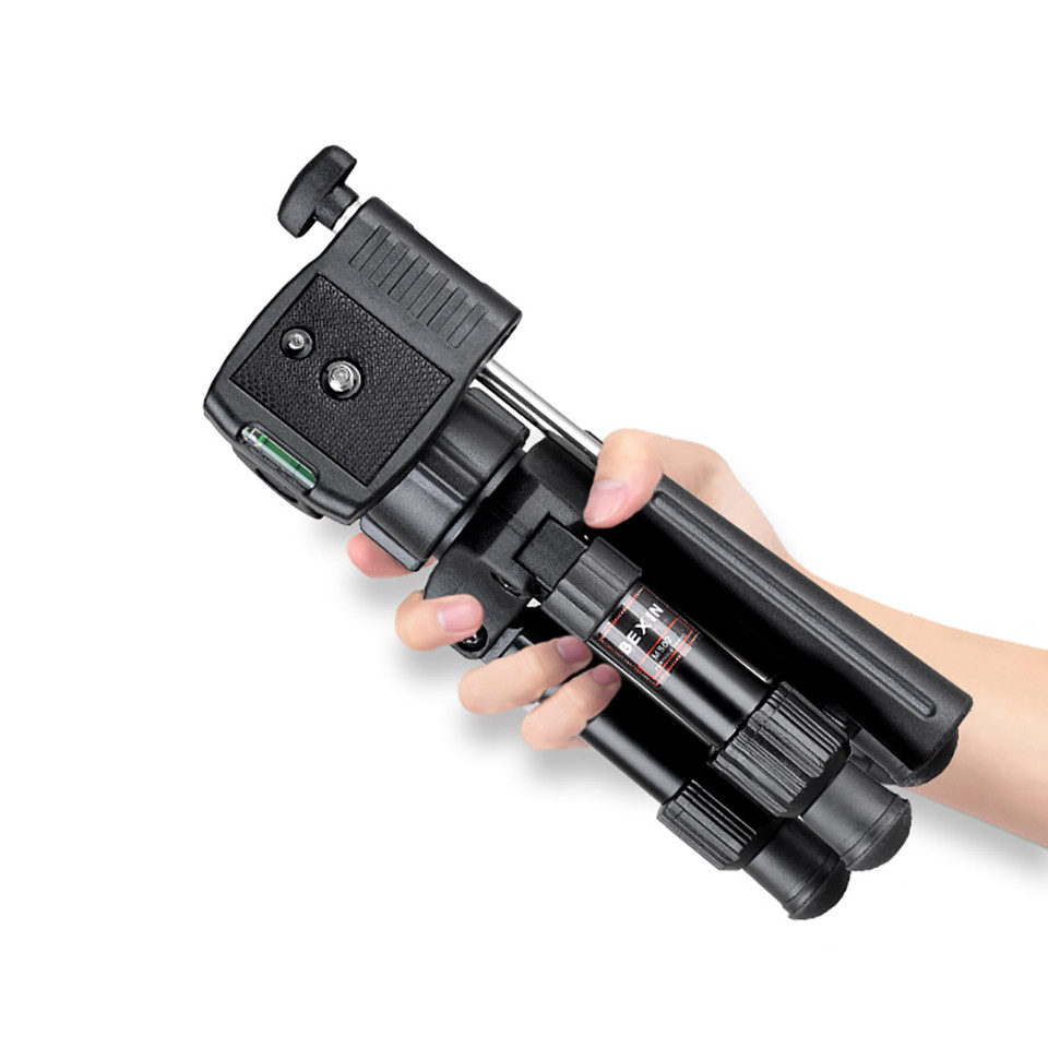 BEXIN MS02 MS08 Portable Tripode Light Travel Stand Tabletop Video Mini Tripod with 360 Degree Ball 