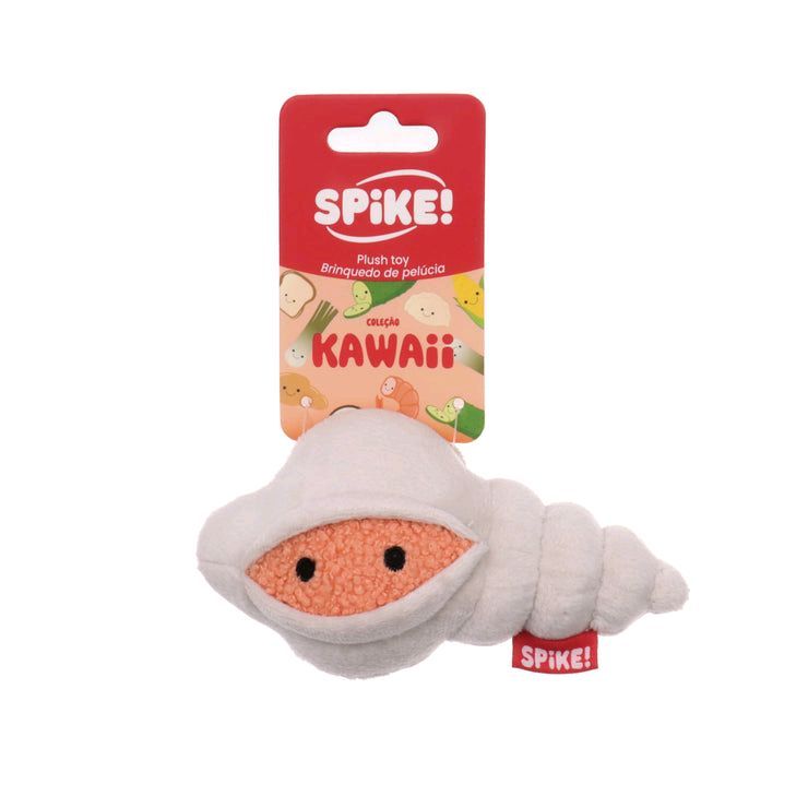 Spike Kawaii Shell Plush Toy - Squeak Toy - Small to Medium Dog