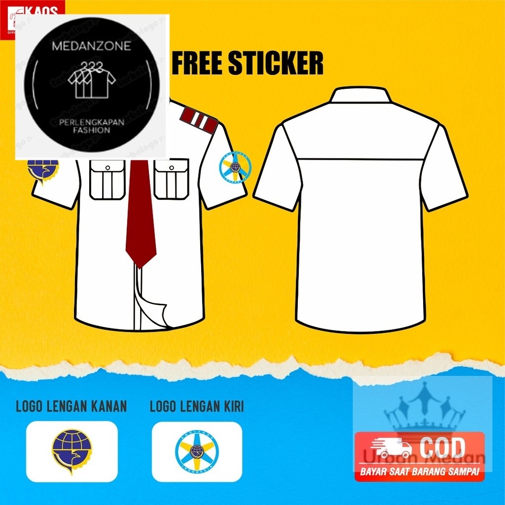 Kemeja Baju Co Driver Bus Bis Mania Bismania Abdiyasa