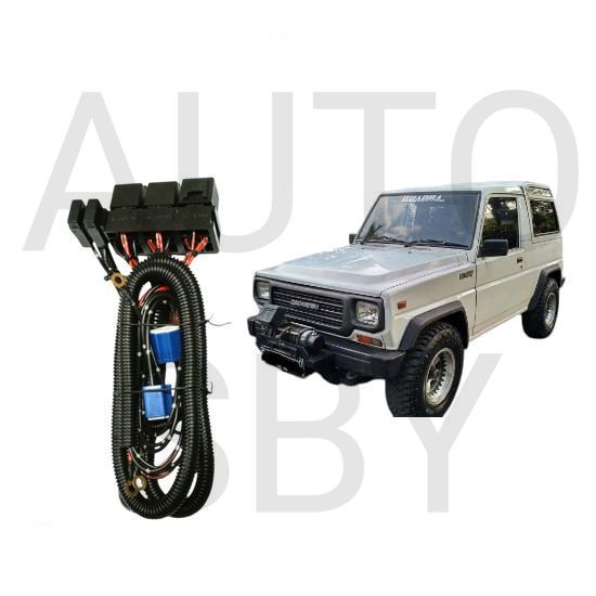 AS Relay Set Lampu Utama LED H4  Mobil Daihatsu Taft Rocky