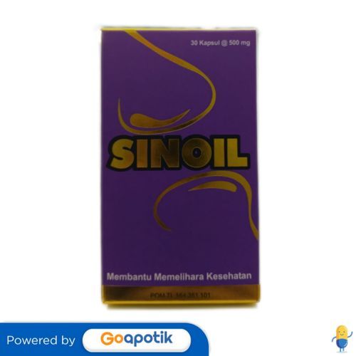 Sinoil 500 Mg Botol 30 Kapsul