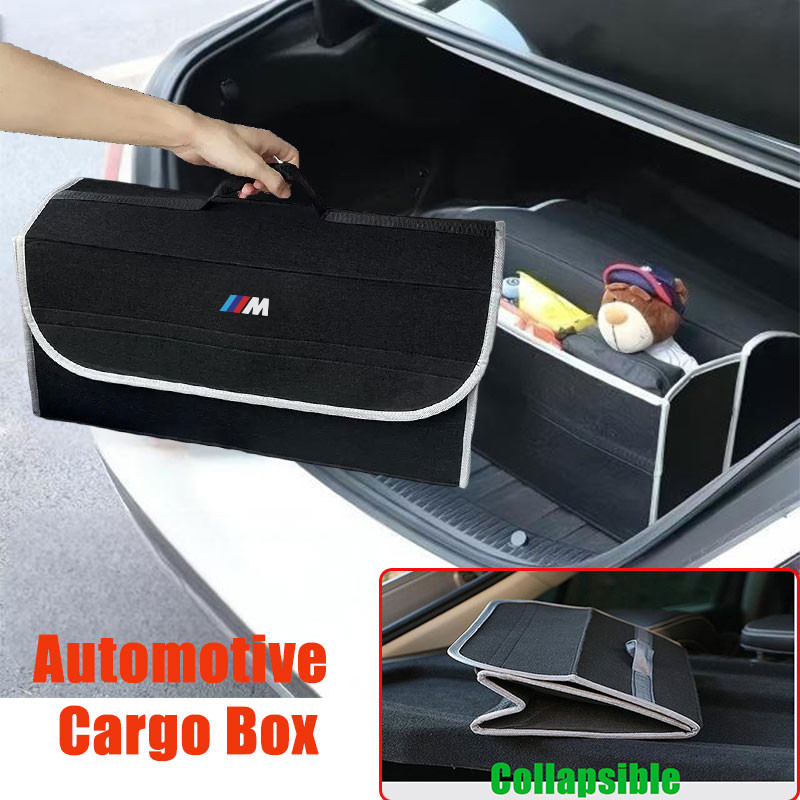 Car Trunk Organizer Box & Automotive Cargo Storage Bag For BMW M E34 E36 E60 E90 E46 E39 E70 F10 F20