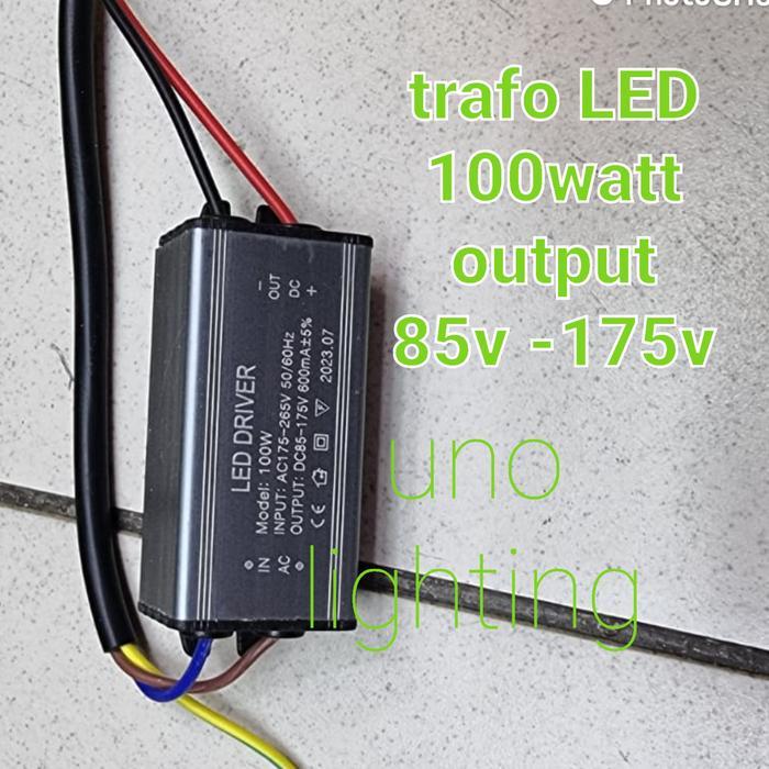 trafo led pju dan sorot 100w 100watt - driver led smd 100 watt