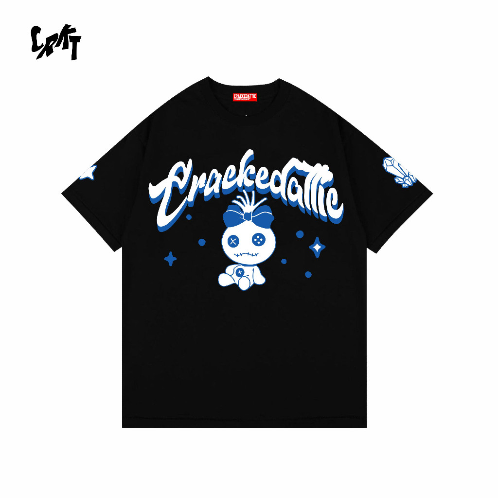 Kaos Oversize Crackedattic - CRKT STITCH