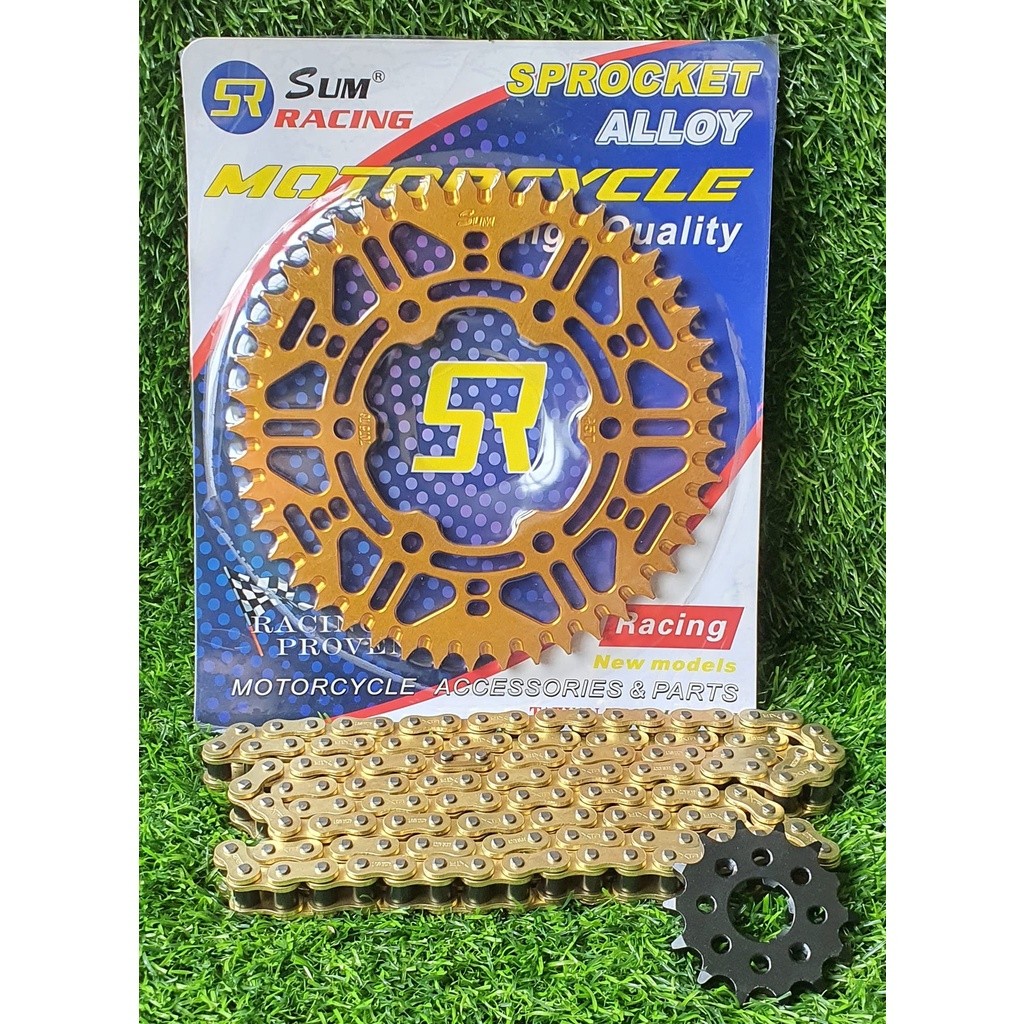 GIR GEAR SET ALUMINIUM VIXION MX KING NVA NVL 428H SUM RACING