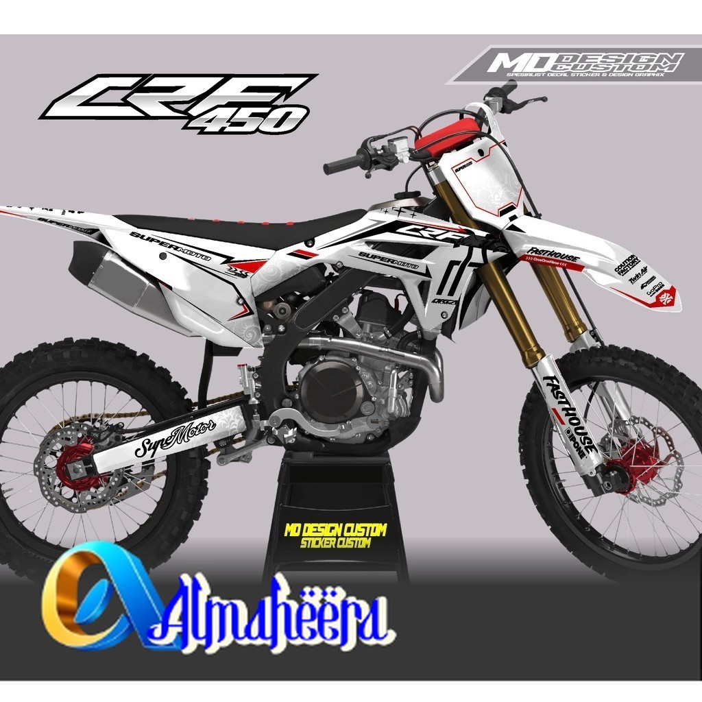 0706 (COD) Sticker Decal CRF 450 FullBody Bebas Request Terbaru - Sticker Premium CRF Terbaru - Stic