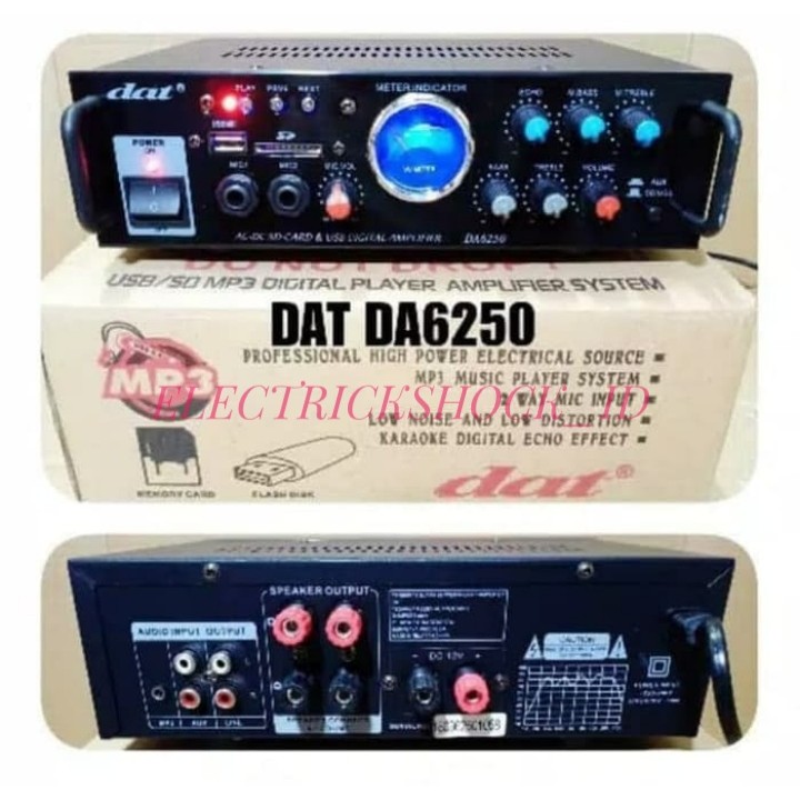 AMPLI DAT DA 6250 AMPLIFIER DAT DA6250 MP3 USH DIGITAL