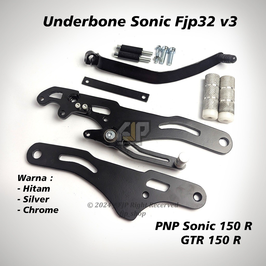 (Ready) Underbone Sonic Fjp32 v3 Cutting Besi Footstep Underbone PNP Sonic 150 R / GTR 150 R Bukan S