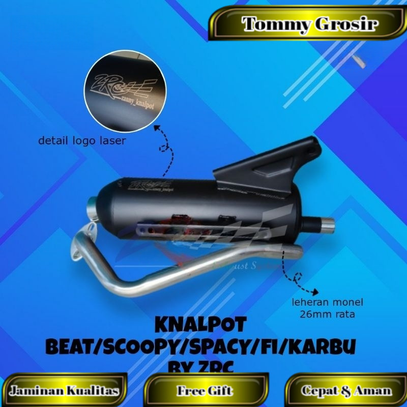 KNALPOT BEAT/SCOOPY COPY CMS ZRC
