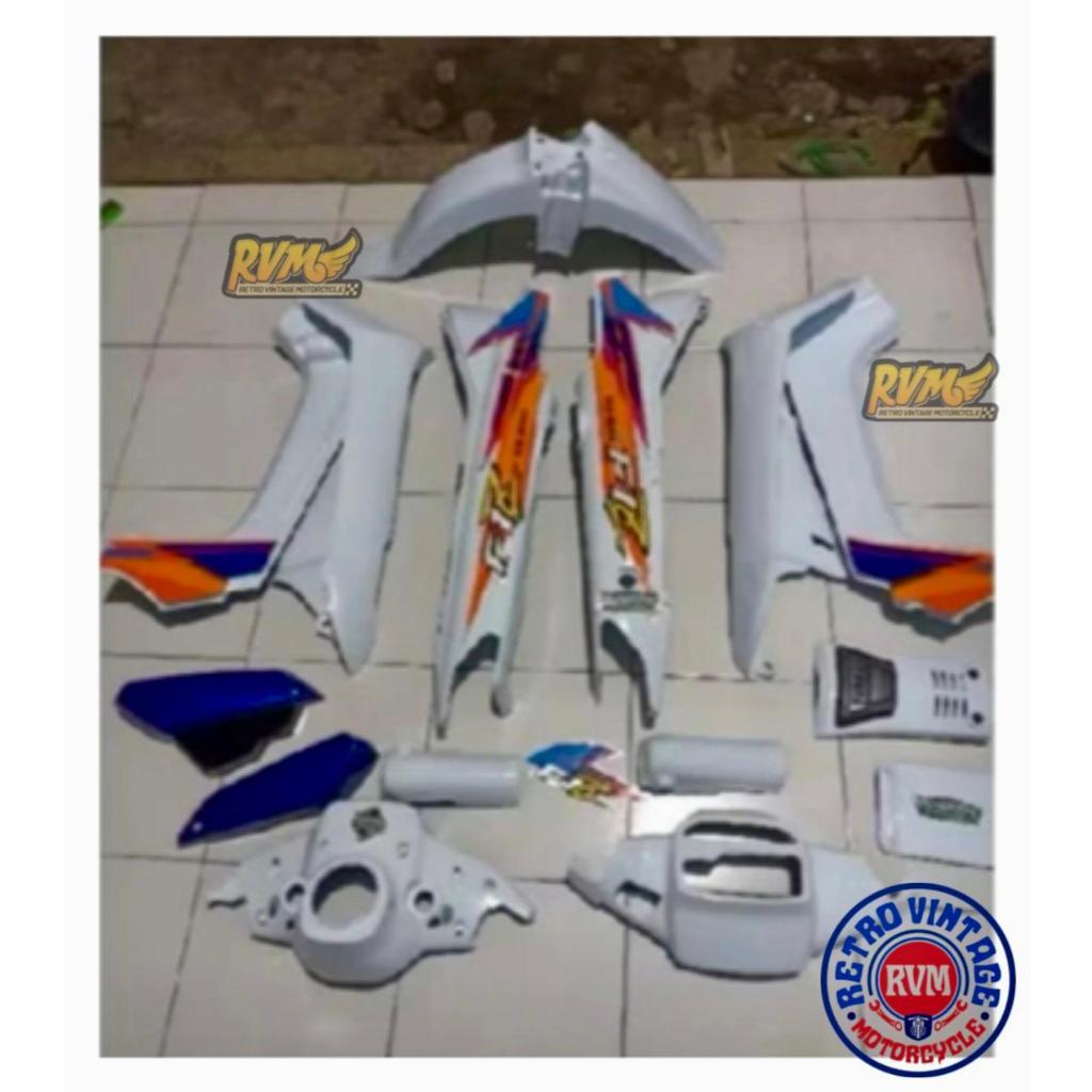 cover body halus force one putih fullset body force 1 f1 foz fiz albino cover body Fiz warna putih