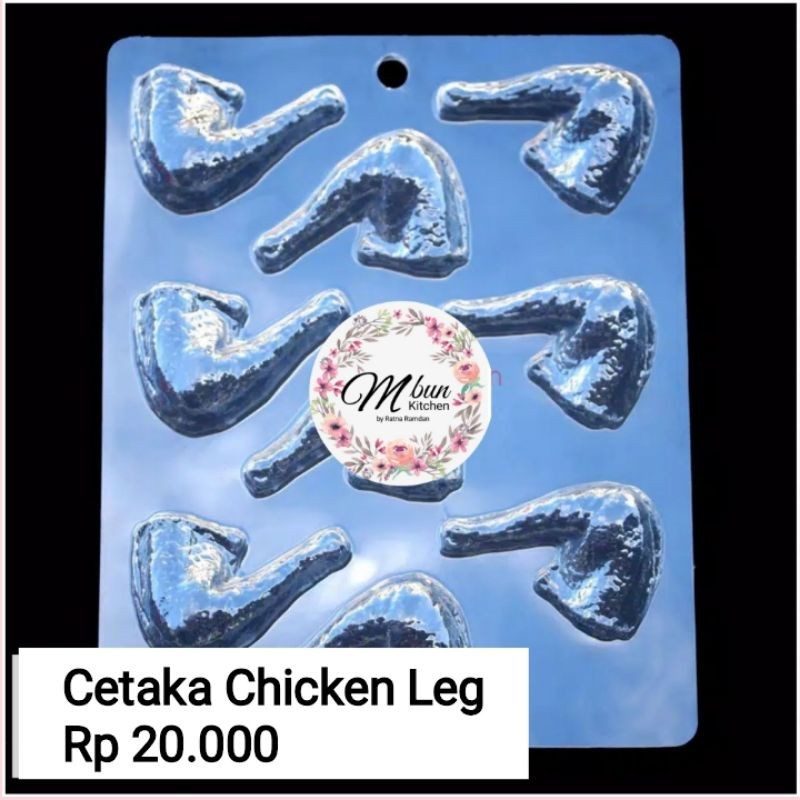 Cetakan Mika (Plastik) Chicken Leg (Paha Ayam)