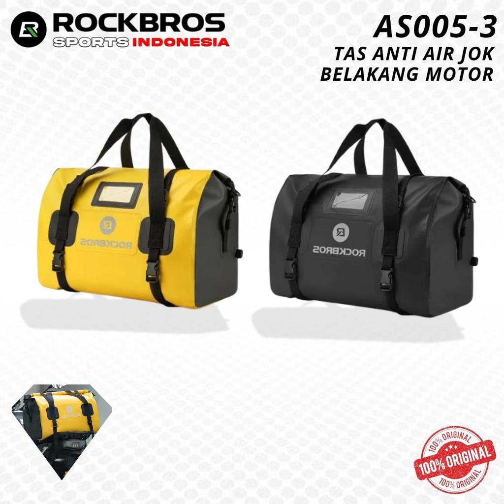 ROCKBROS AS005-3 Tas Touring Jok Belakang Sepeda Motor Tahan Air Tas Travel Jinjing Perjalanan Berke
