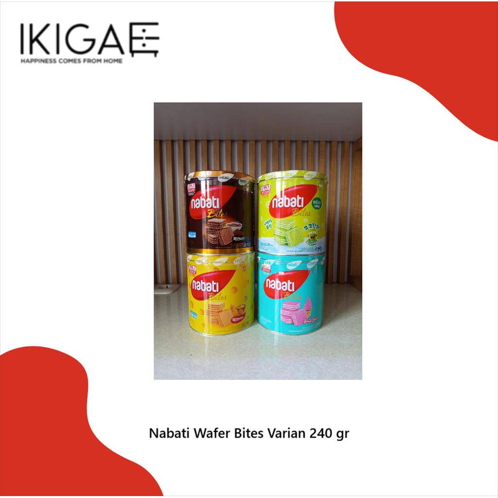 NABATI WAFER BITES / WAFER  KRIM  KALENG VARIAN 240 GR