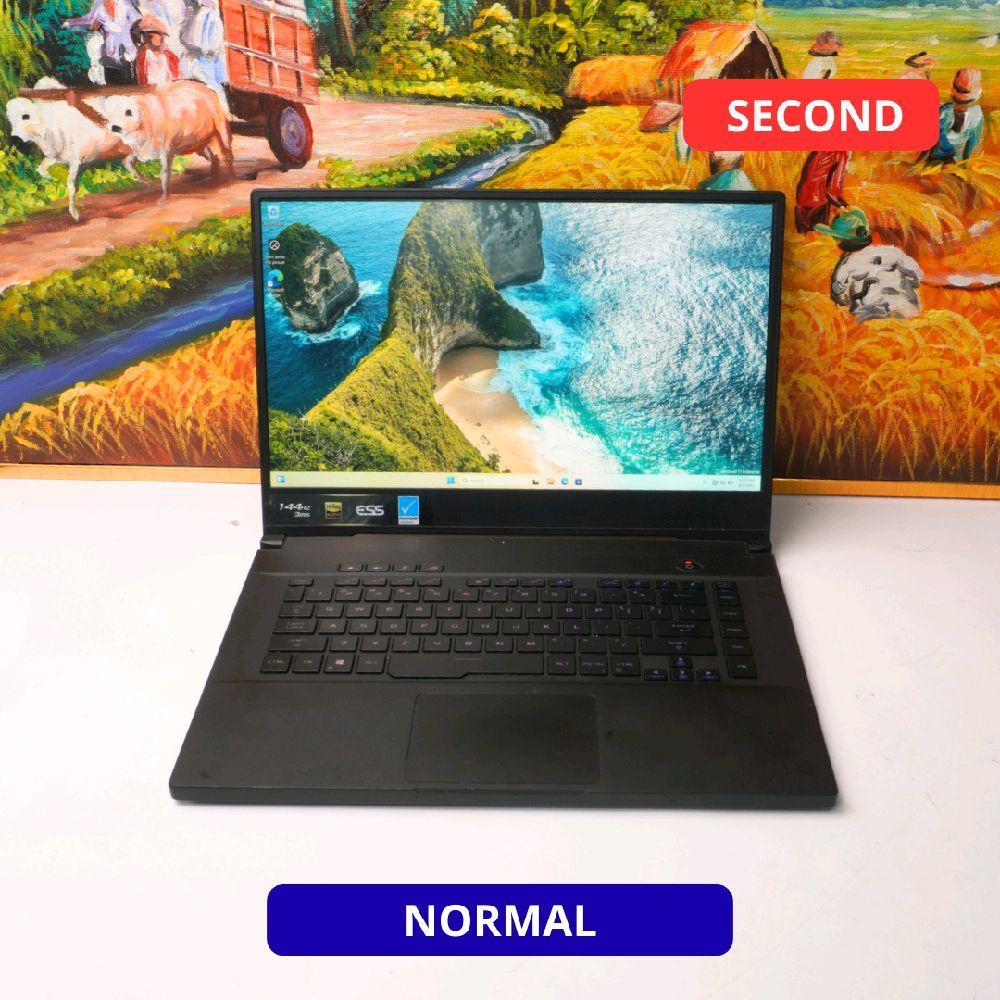 ASUS ZEPHYRUS M GU502GU I7 9750H 16GB (14") LAPTOP SECOND ORIGINAL SINAR MUTIARA CELL