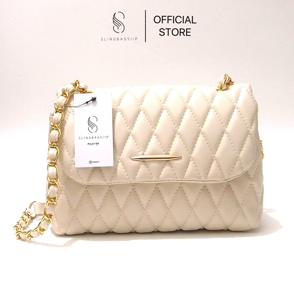 Tas Selempang & Bahu Wanita PREMIUM KAYLA BAG - Shoulder Bag Wanita Model Tas Bahu Tali Rantai