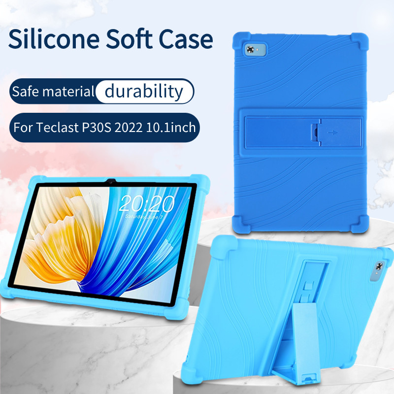 Cornors Silicon Cover with Kickstand For Teclast P30S M40S M40 Plus P40HD 2022 Case 10.1" Tablet PC 