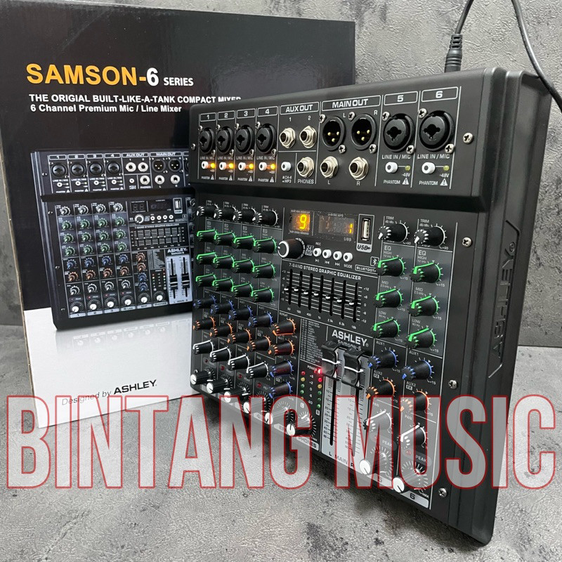 GS Mixer Ashley Samson 6 original ashley samson 6 channel SAMSON6