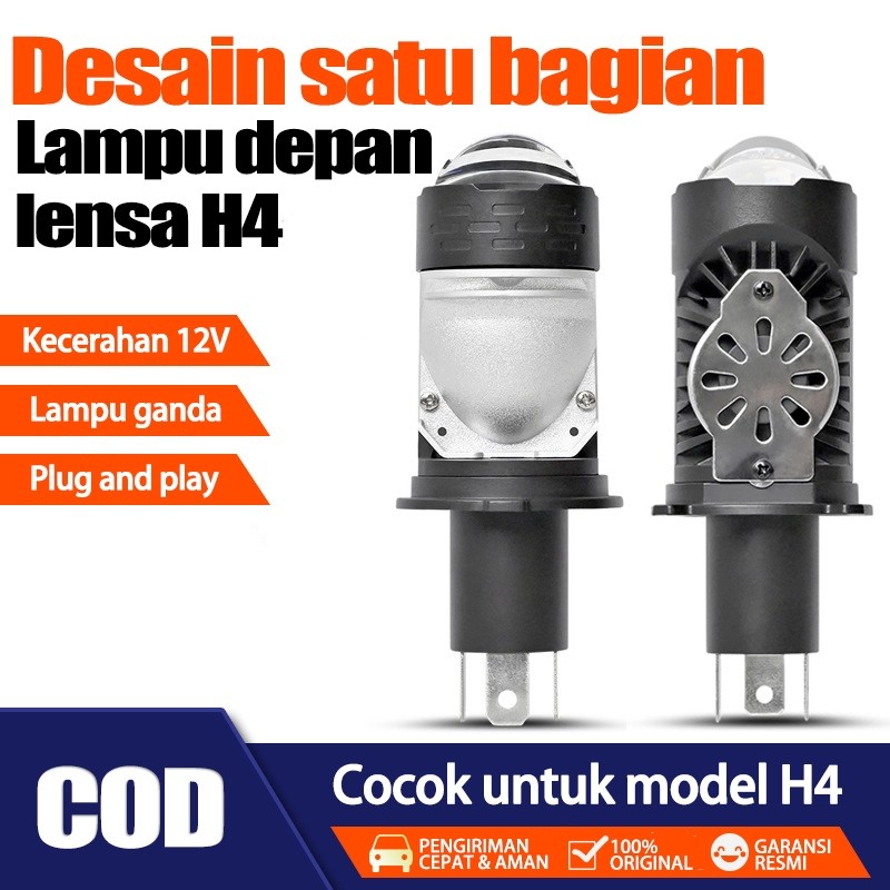 Lampu led mobil dan motor 50W lampu h4 super terang mendukung PNP lampu led h4 mobil lampu mobil led