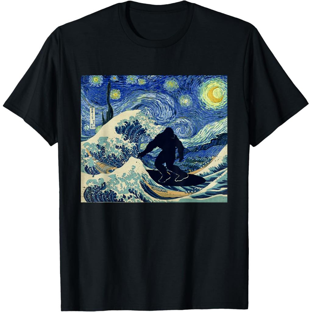 *COD* Kaos Malam Berbintang Bigfoot Berselancar Ombak Besar di Kanagawa