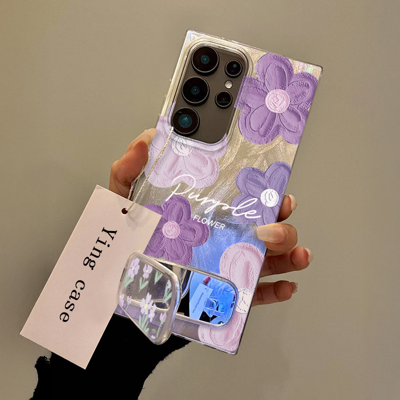 Case XIAOMI REDMI bunga ungu Untuk Case XIAOMI REDMI case 12 12C 10 10C 9 9A 9C 13C NOTE8 8PRO NOTE9