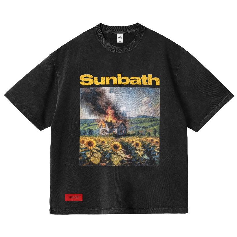 HOT Abigail Clothing - " ABIGAIL X SUNBATH " - Oversized Shortsleeve T-Shirt