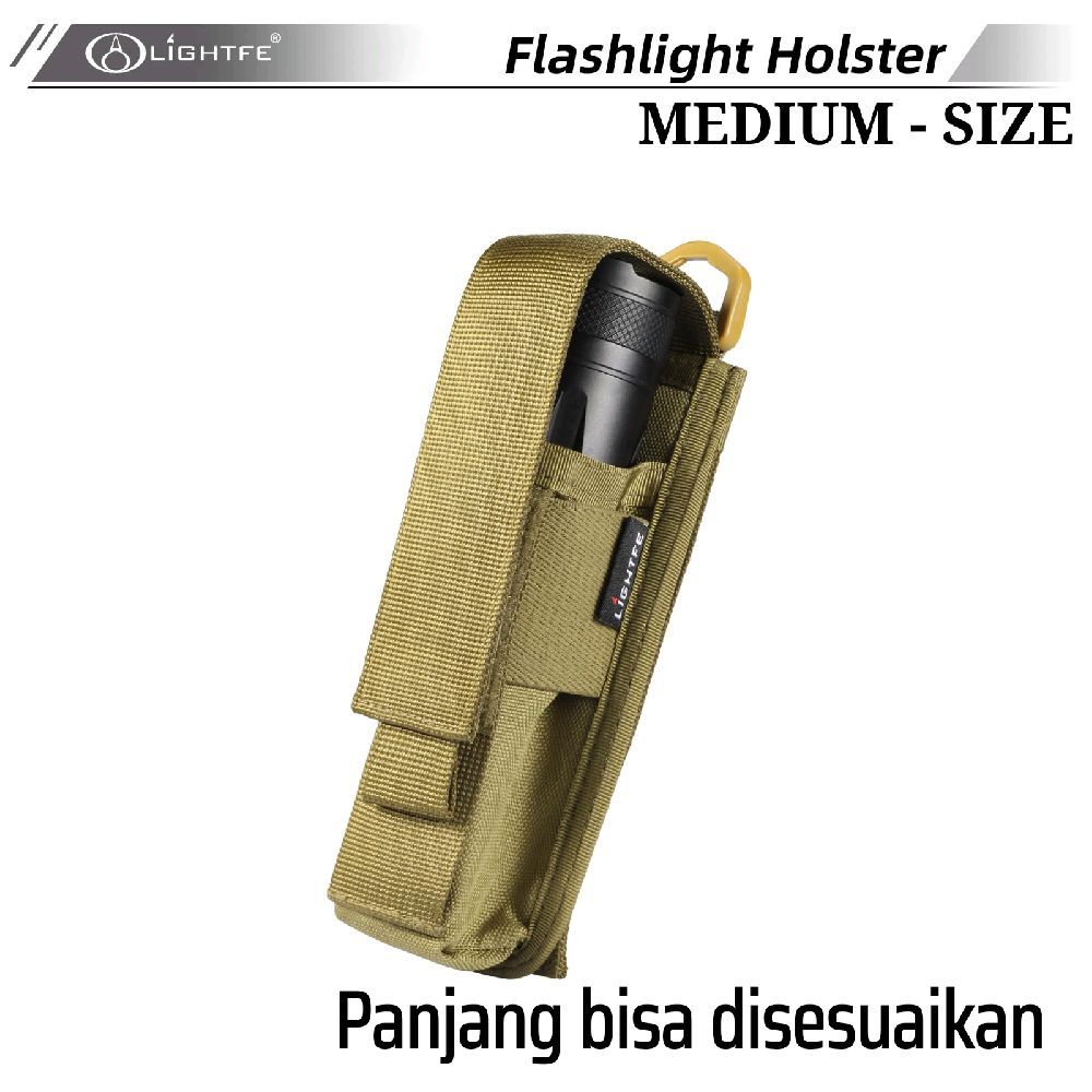 LIGHTFE HOLSTER SARUNG SENTER MEDIUM ASTROLUX CONVOY HIGH QUALITY