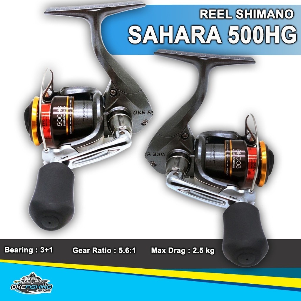 Reel Shimano Sahara 500HG 4B - Reel Spinning Pancing