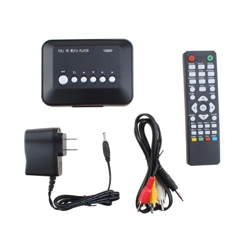 1080P HD Mea Player HDMI-compatible Multi-function Hard sk Video Player SD/MMC TV Videos RMVB Mp3 Mu