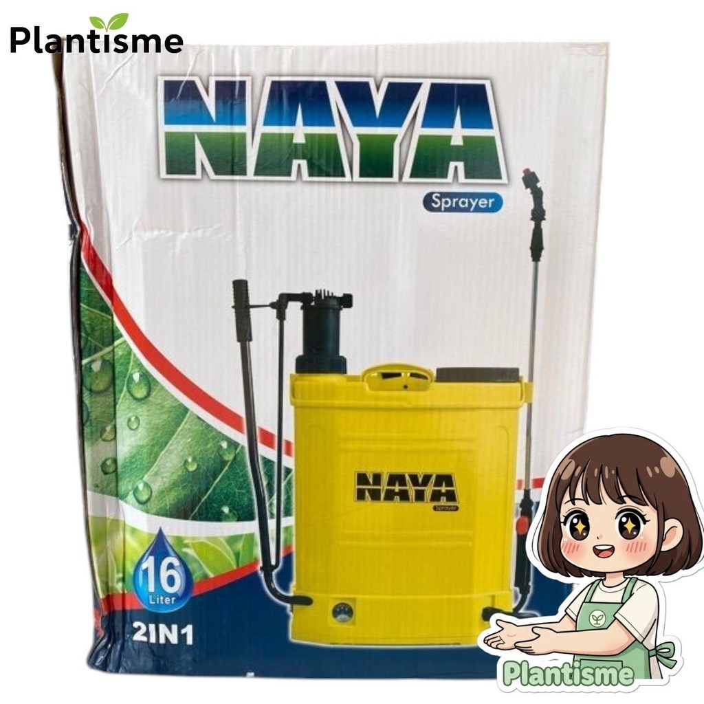 Perlengkapan Berkebun – Sprayer 2 in 1 Elektrik Manual Naya 16 Liter Tangki Semprot Dua Fungsi Alat 