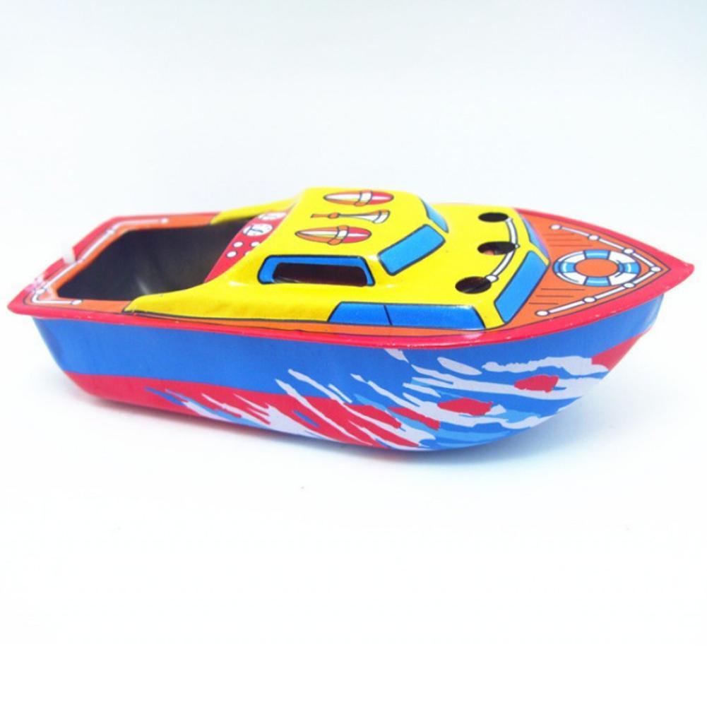 Candle Ship Collectable Tin Toy Steam Boat Candle Powered Boat Tin Vehicle Toy Student Candle Physic