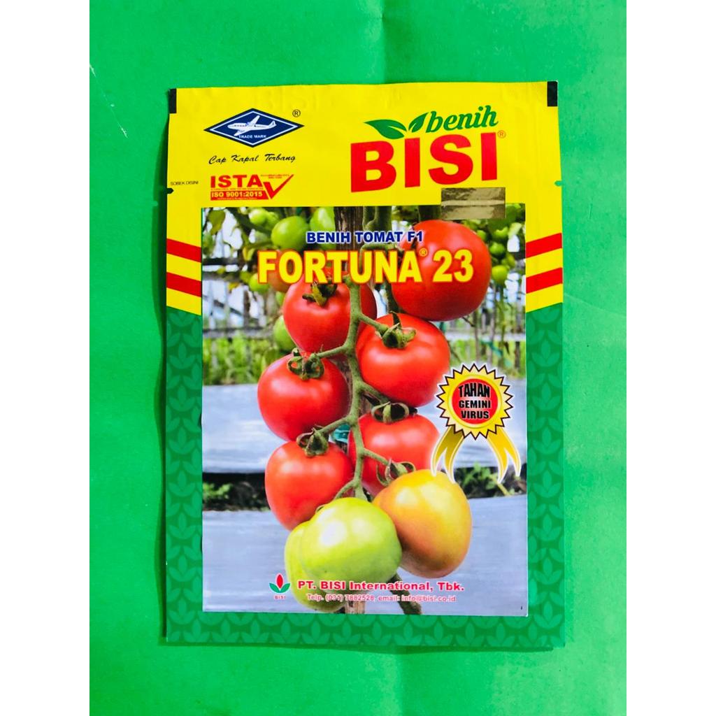 Benih tomat dataran rendah f1 FORTUNA 23 isi 5gr tahan virus gemini dari BNEIH BISI