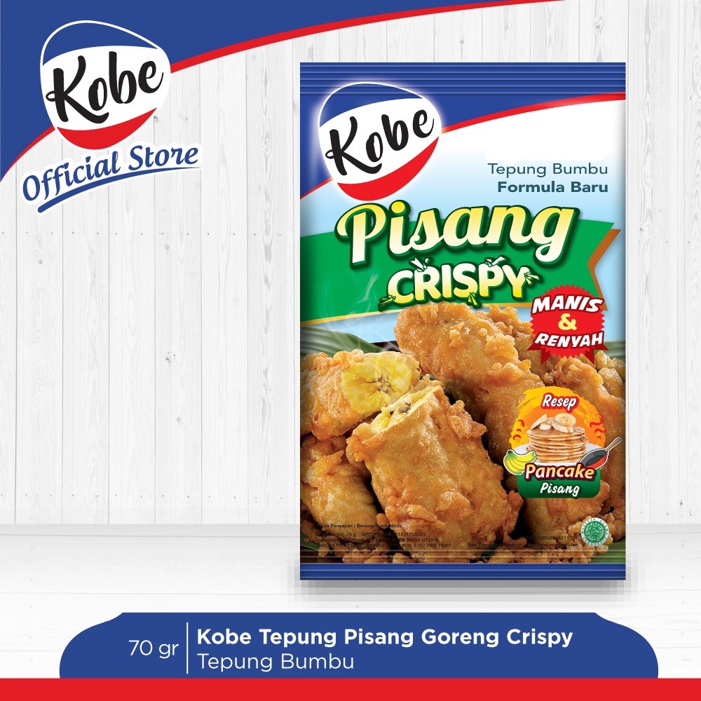 Kobe Tepung Bumbu Pisang Goreng Crispy 70gr