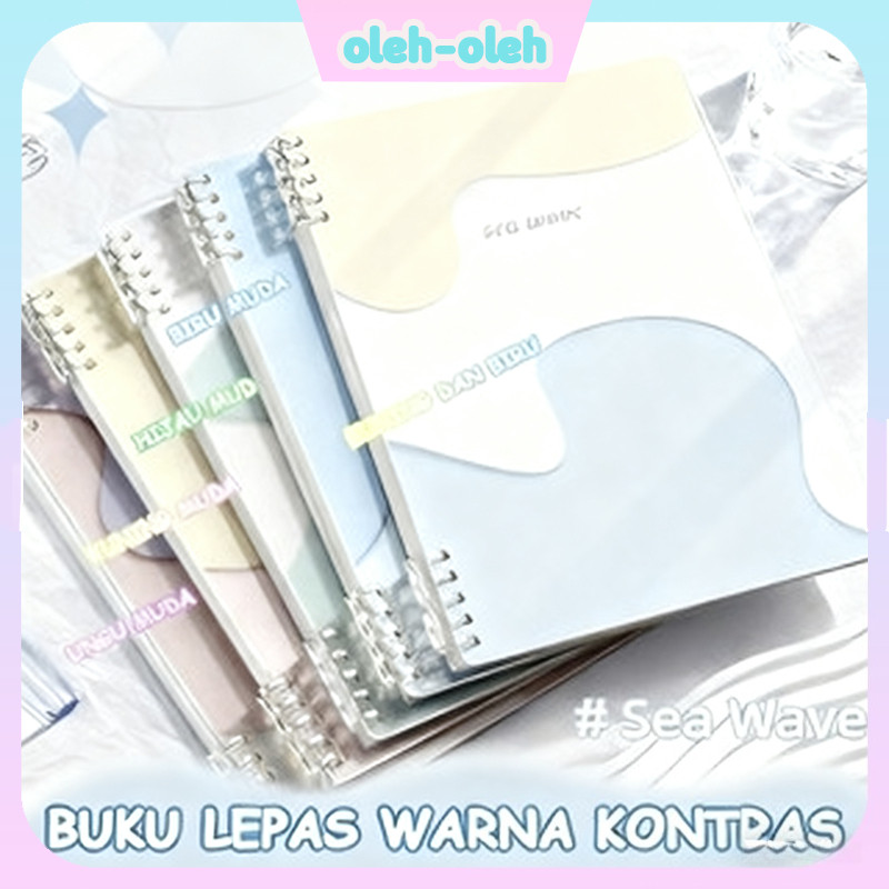 Buku Catatan Koil Lepas A5/B5,Catatan Horizontal Garis/Grid Buku Catatan Daun Lepas Buku,Buku Catata