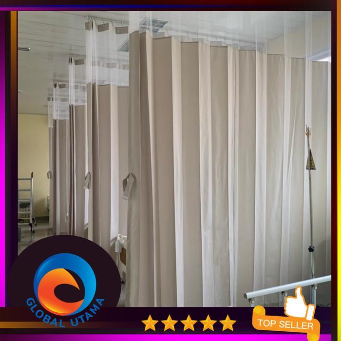 Bahan gorden rumah sakit pvc plastik - Tirai rumah sakit