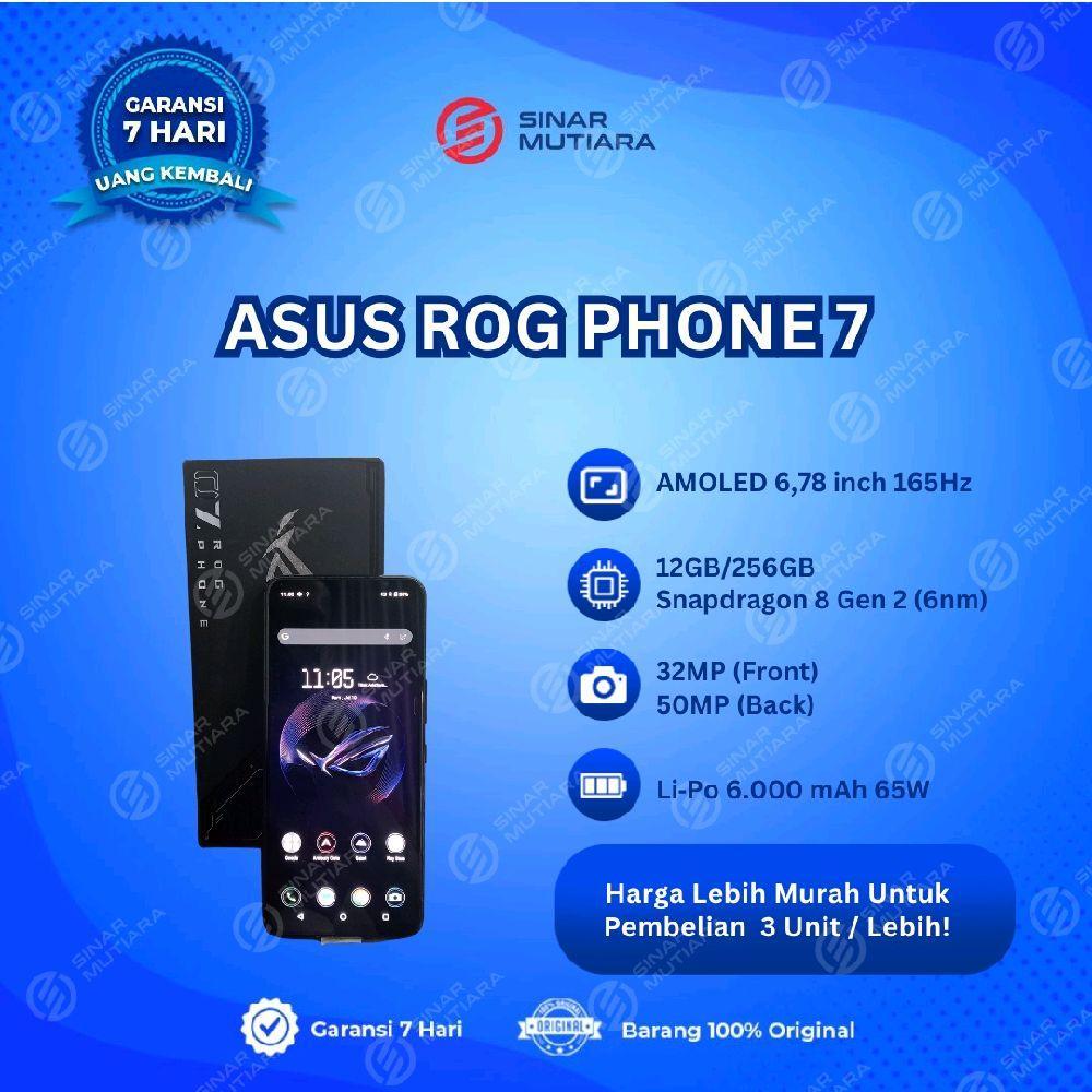 ASUS ROG PHONE 7 12/256 GB HP SECOND ORIGINAL SINAR MUTIARA CELL