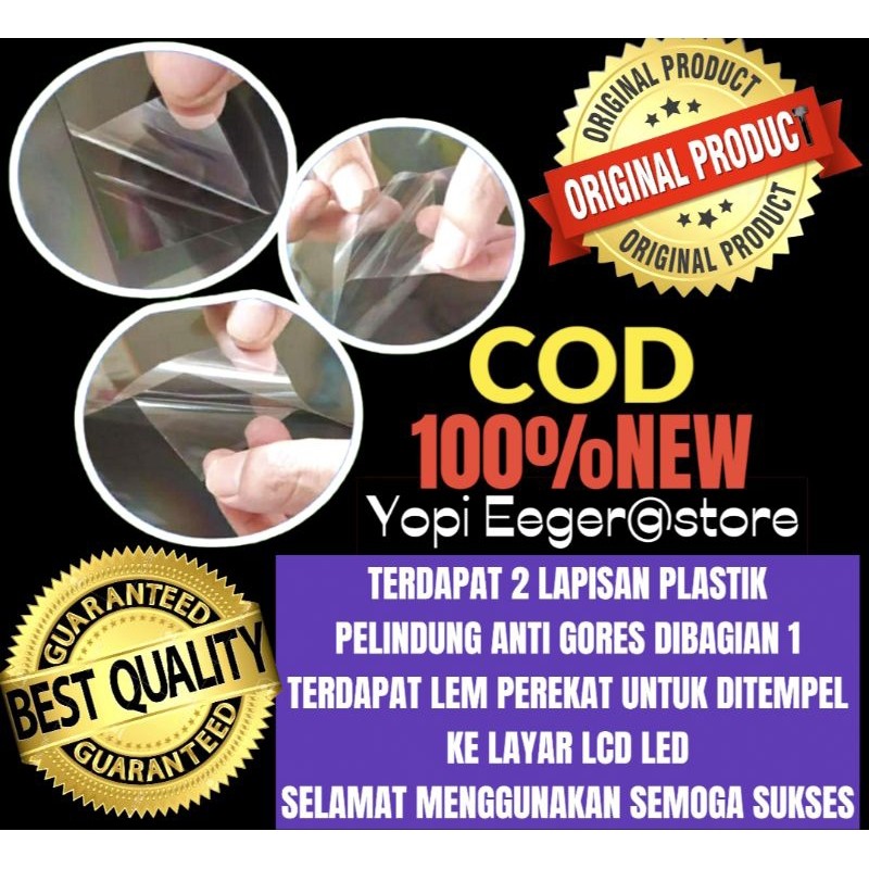 SL POLARIS POLARIZER LCD LED SHARP 24" INCH 45" DERAJAT LAPISAN PLASTIK FILM KHUSUS UNTUK BAGIAN DAL