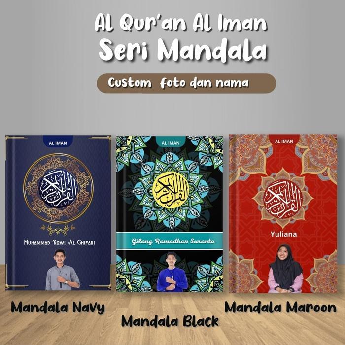 SPORTS SOLUTIONS  ALQURAN AL WASIM A4, AL QURAN ALWASIM TAJWID ARAB - LATIN - TERJEMAHAN  Al-Iman AL