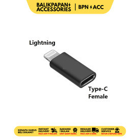 Converter Type C To Iphone Kepala Sambungan Type C to Lightning - BALIKPAPAN ACC