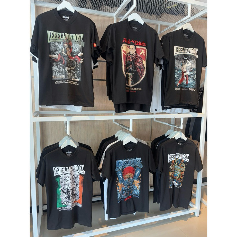 Rebellion Rose - Tshirt Rebellion Rose - Bermalam Bintang - Porakporanda - FAACE