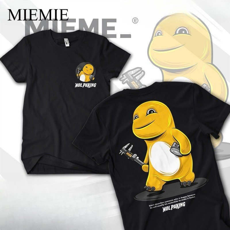 COD (Dikirim dalam 24 jam)MIEMIE. T-SHIRT KAOS NOL PAKING DINO  HONDA KAOS RACING KAOS KAOS GEMOY KA
