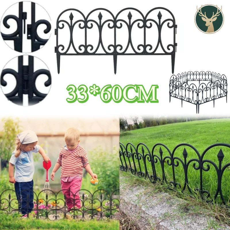 60*33cmPagar Kebun Pagar Plastik/ Pagar Taman Aesthetic/Pagar Halaman Rumah Vintage/Pagar Taman/ Pag