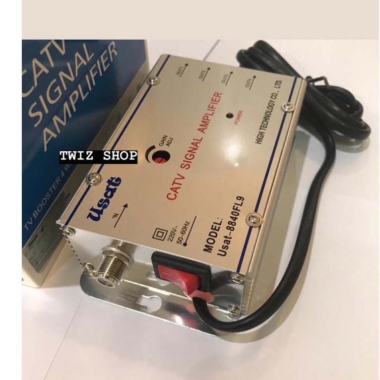 GS CATV Signal Amplifier Booster 4 Way 40db