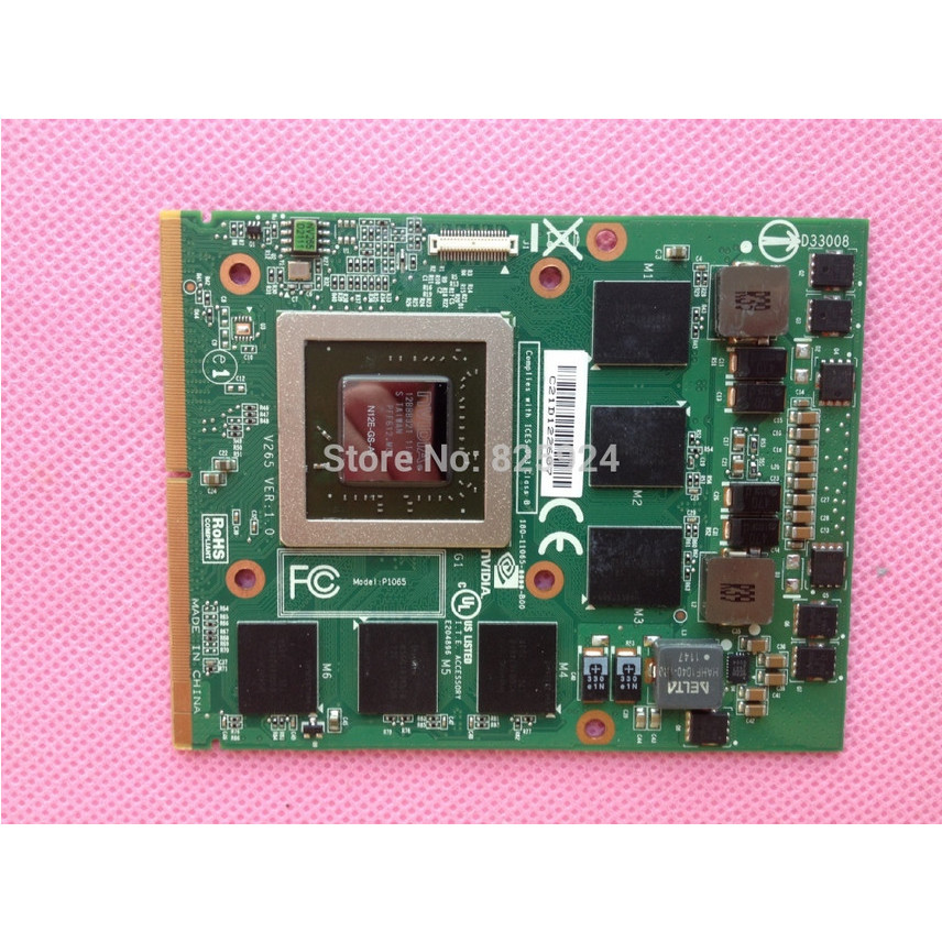 GTX560M 560M 15G N12EGSA1 MS1W041 for DELL MSI 16F1 16F2 1656 1727 GX740 GX640 GT660 GT780 VGA Video