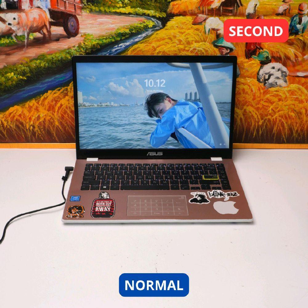 ASUS VIVOBOOK E410MA CELERON N4020 4 GB (14") LAPTOP SECOND ORIGINAL SINAR MUTIARA CELL
