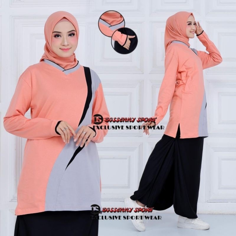 KLEPU.ID SETELAN BAJU OLAHRAGA ROCELA MUSLIMAH WANITA / STELAN OLAHRAGA ROK CELANA TERBARU