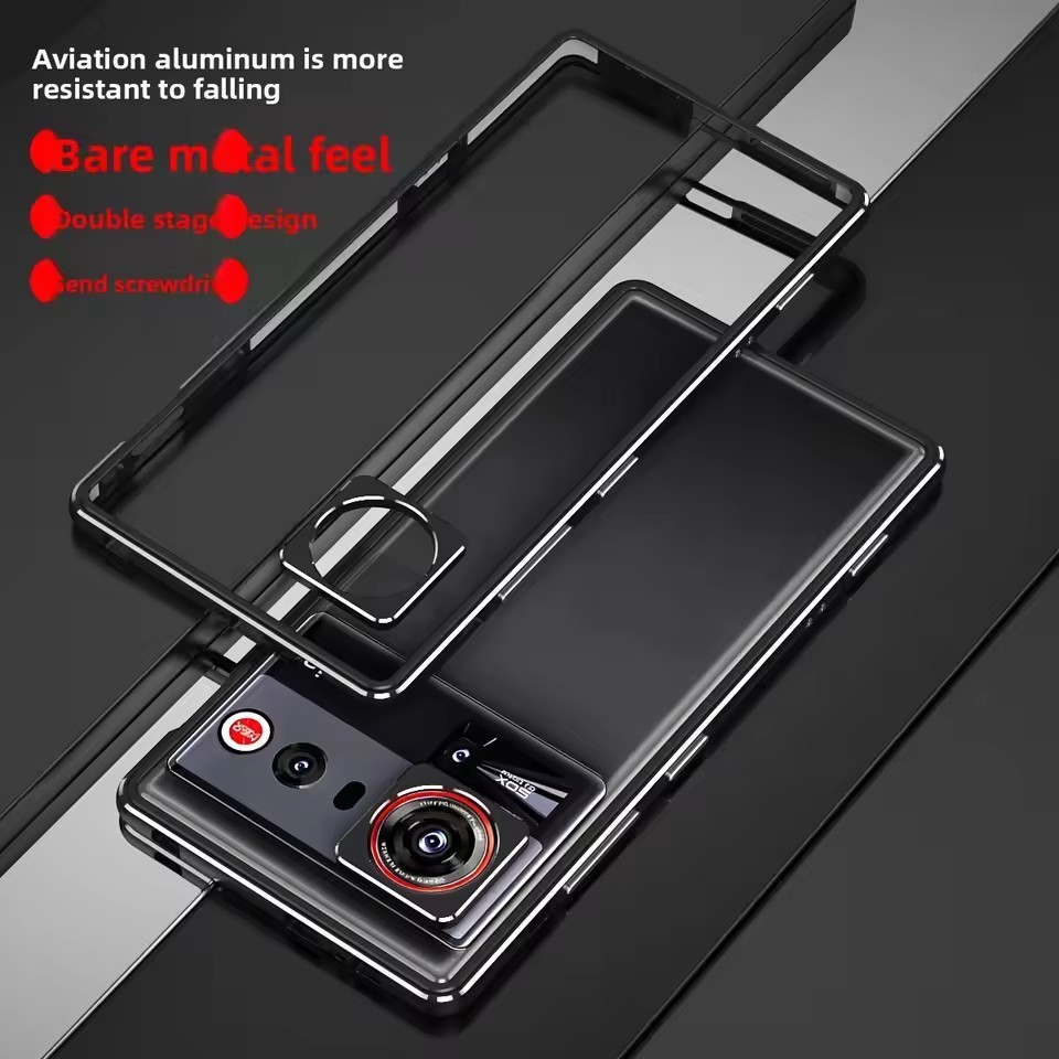 Kasus Untuk ZTE Nubia Z80 Z70 Z70S Z60 z50 Ultra x50 z50s z40 z40s z30 pro Light Luxury tipis Metal 