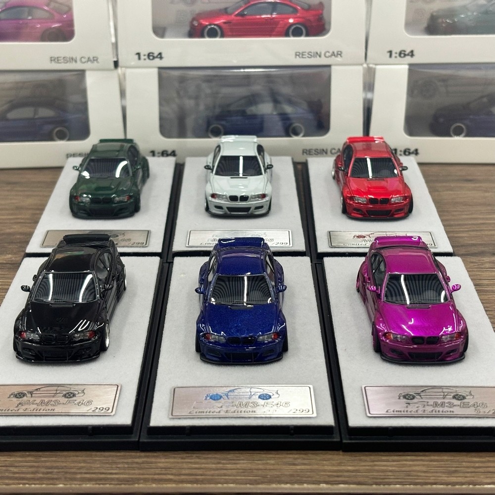 QIDIAN 1:64 M3 E46 Resin Model Car