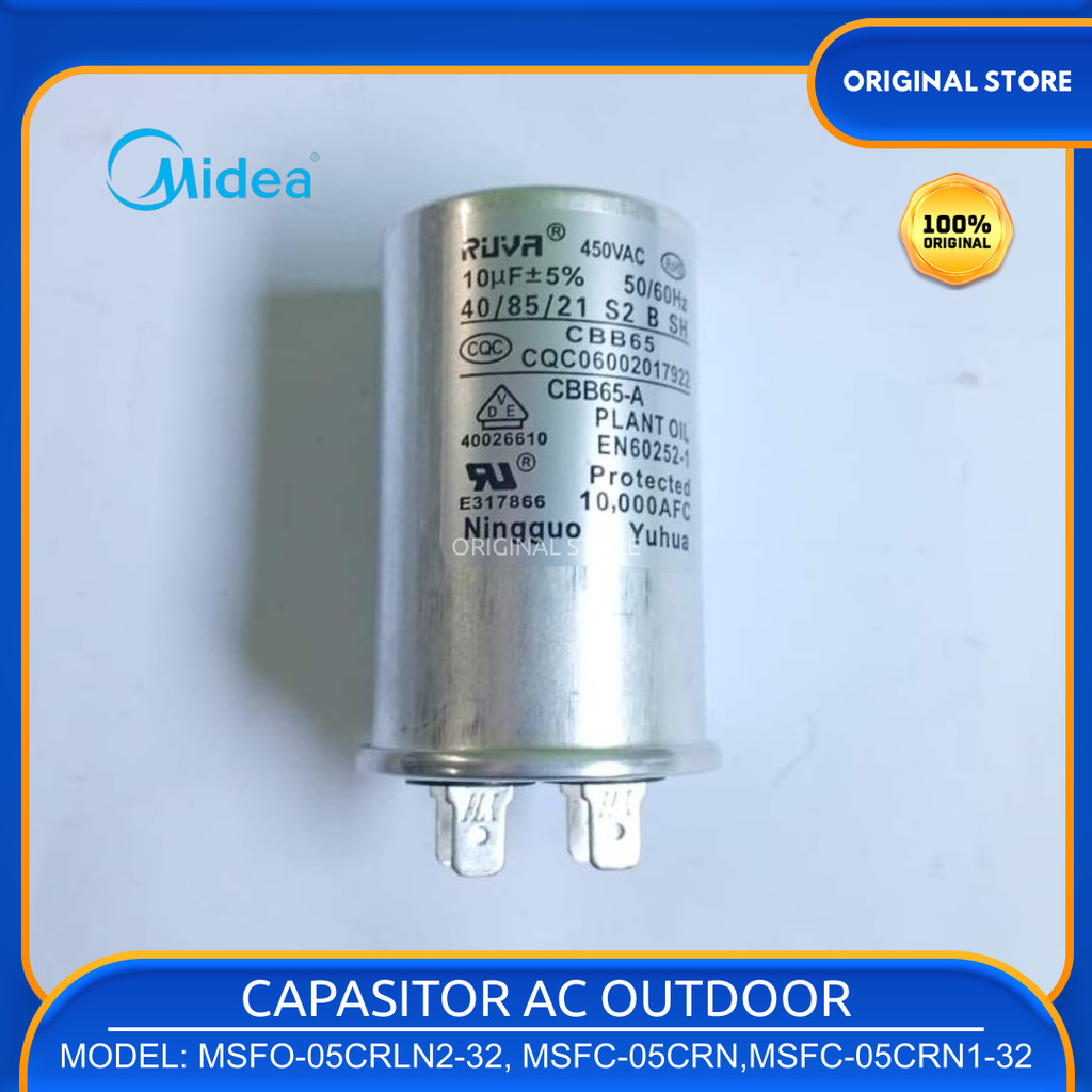 Kapasitor AC MIDEA Outdoor MSFO-05CRLN2-32 MSFC-05CRN MSFC-05CRN1-32