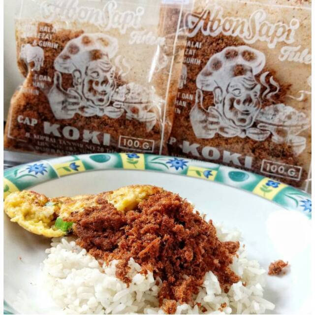 Jean.edutoys abon sapi cap koki 250 gr oleh-oleh makanan khas purbalingga purwokerto