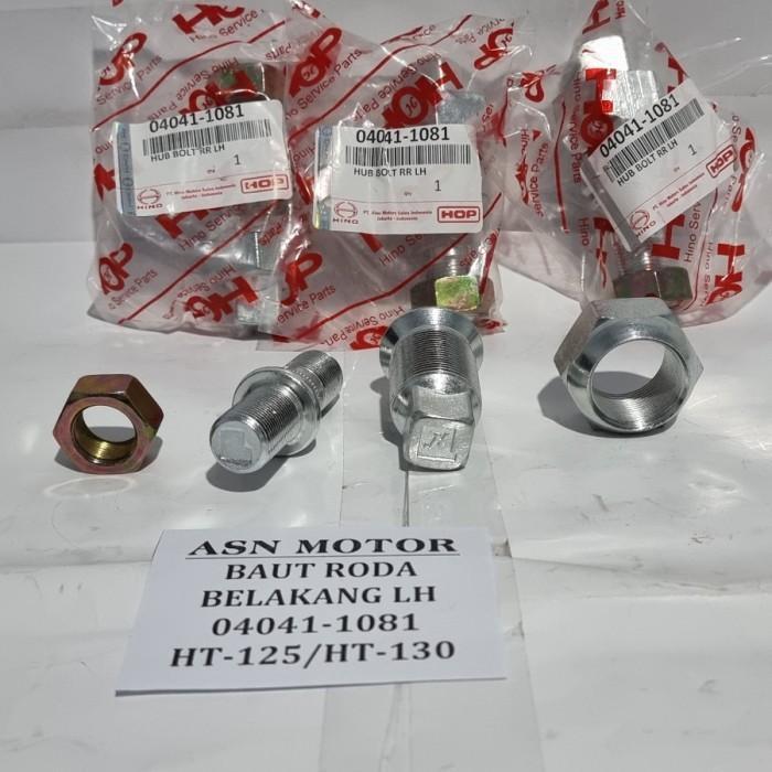 HUB BOLT REAR LH BAUT RODA BELAKANG KIRI HT125 H130 DUTRO 04041-1081 QUALITY